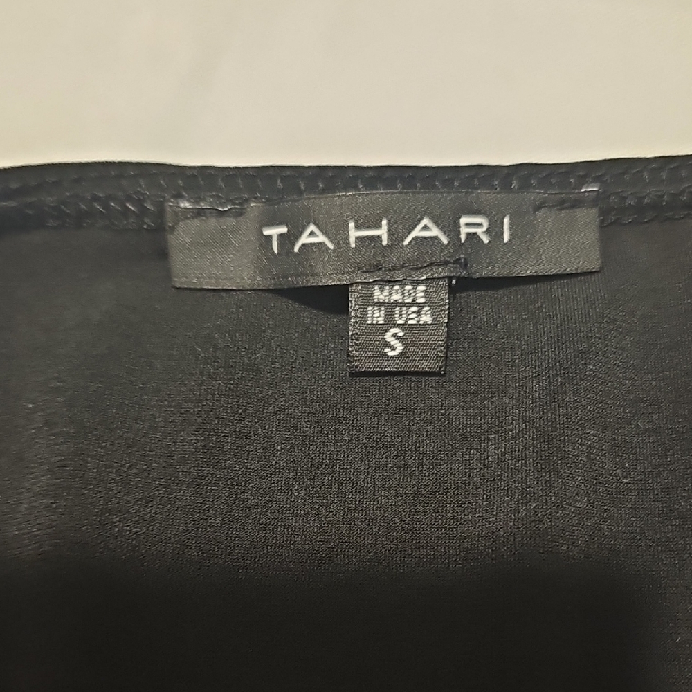 Tahari Elegant Black Sleeveless Jumpsuit - Picture 2 of 11
